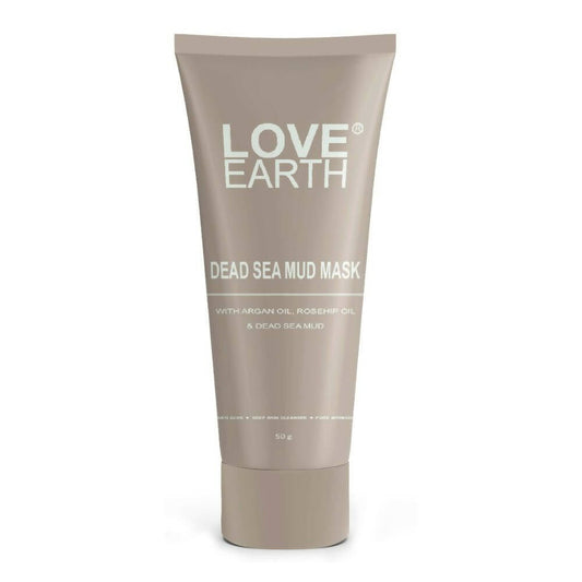 Love Earth Dead Sea Mud Mask with Argan Oil and Rosehip Oil - BUDNE