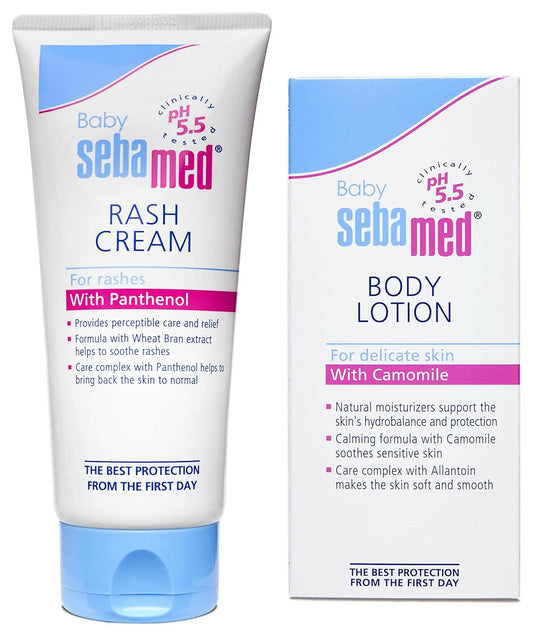 Sebamed Baby Rash Cream 100ml & Baby Lotion 100ml Combo