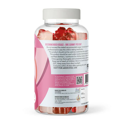 Meadbery Women's Multivitamin Gummies - Strawberry Flavour