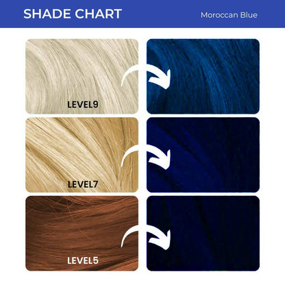 Anveya Semi Permanent Hair Color - Moroccan Blue