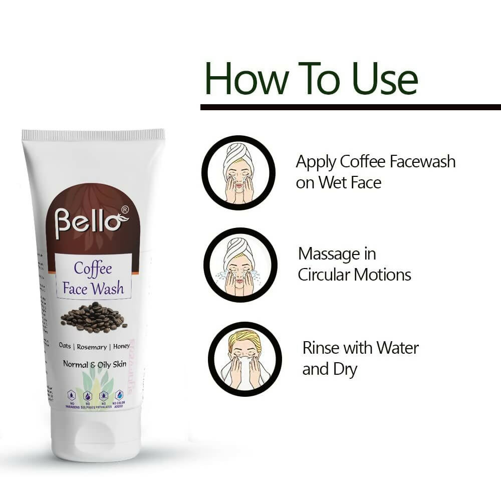 Bello Herbals Coffee Face Wash for Men & Women