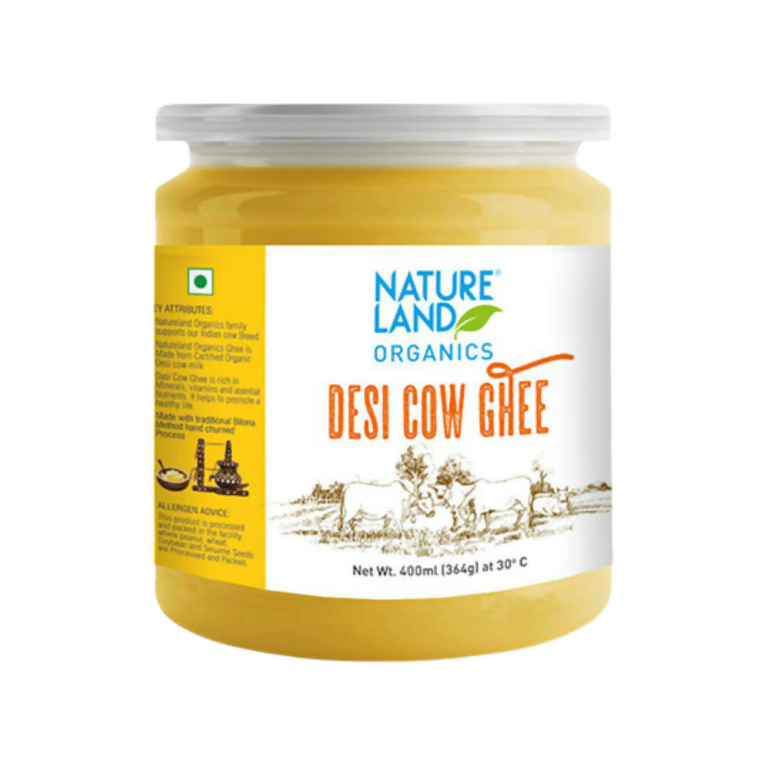 Natureland Organics Premium Cow Desi Ghee -  USA, Australia, Canada 