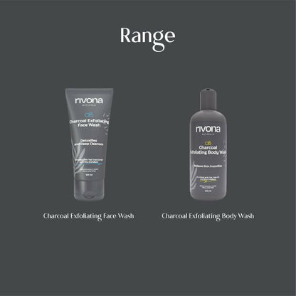 Rivona Naturals Charcoal Exfoliating Face Wash