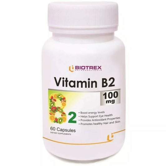 Biotrex Vitamin B2 100Mg Capsules