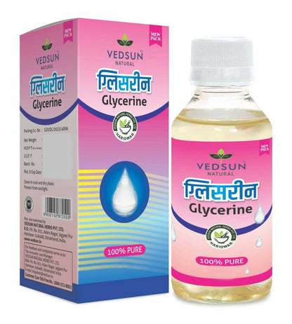 Vedsun Naturals Glycerine Liquid Pure and Unscented for Soft And Moisturize Skin