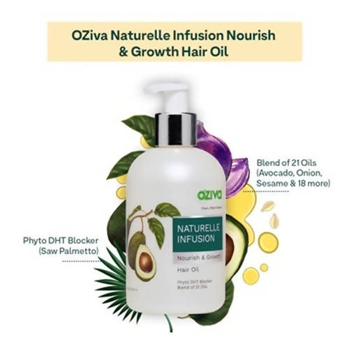 OZiva Naturelle Infusion Nourish & Growth Hair Oil