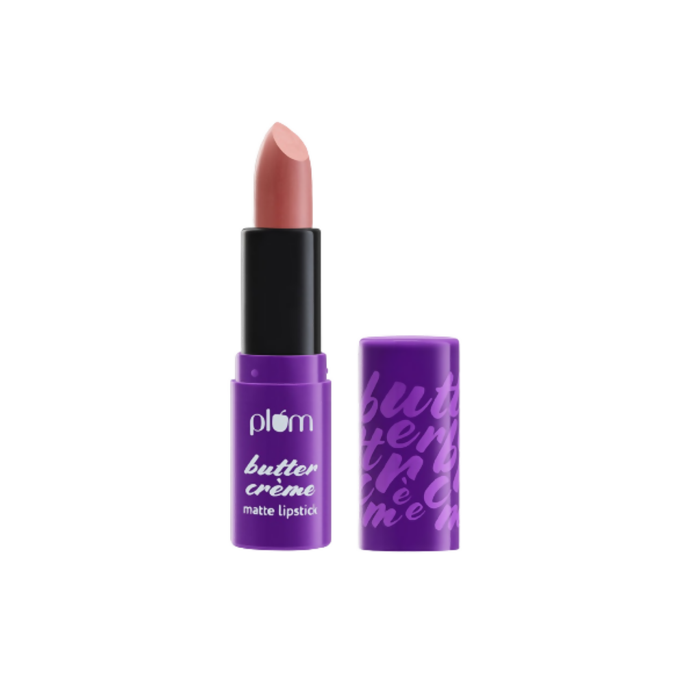 Plum Butter Cr??me Matte Lipstick Nude Bloom - 121 (Pink Nude) - BUDNE