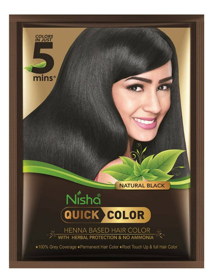 Nisha Henna Based Quick Hair Color Black