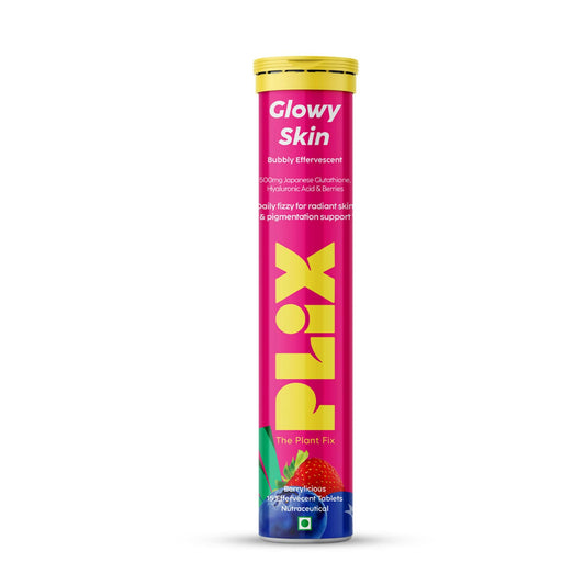 PLIX The Plant Fix Glowy Skin Effervescent Tablets - Strawberry -  buy in usa 