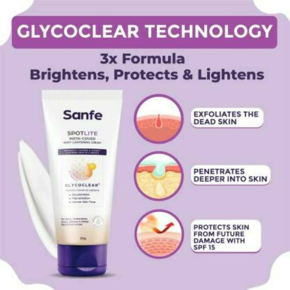 Sanfe Spotlite Insta-Cover Body Lightening Cream