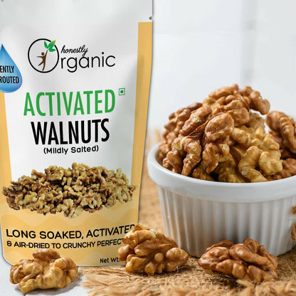 D-Alive Activated/Sprouted Walnuts - Mildly Salted