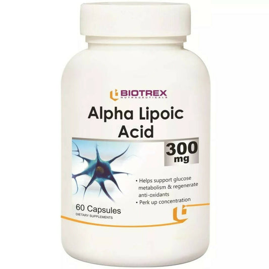 Biotrex Alpha Lipoic Acid 300mg Capsules