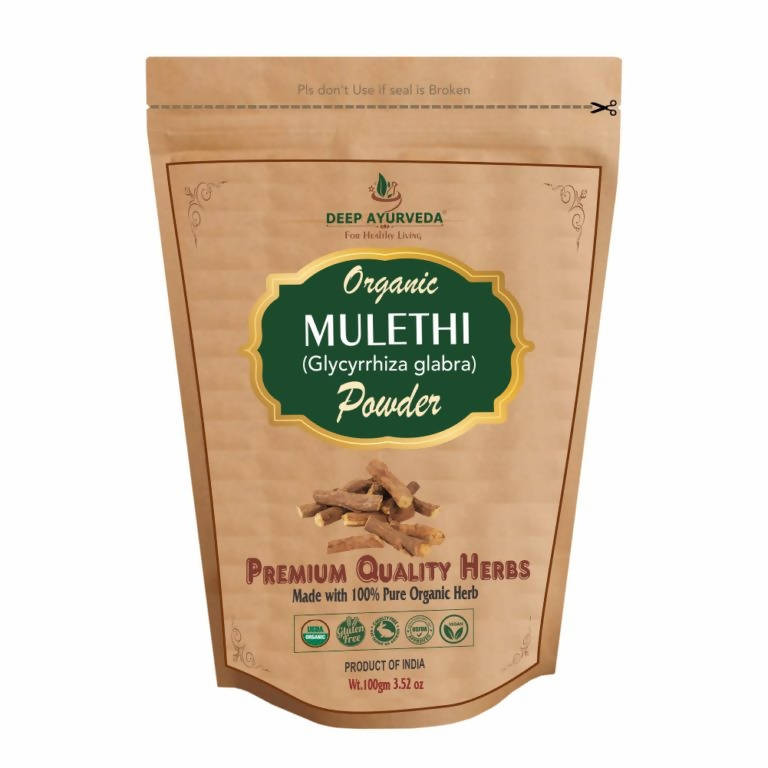 Deep Ayurveda Organic Mulethi Powder -  usa australia canada 