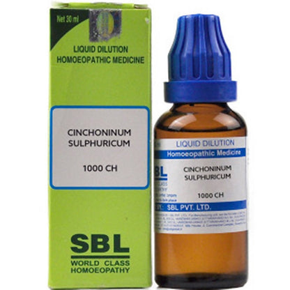 SBL Homeopathy Cinchoninum Sulphuricum Dilution 1000 CH