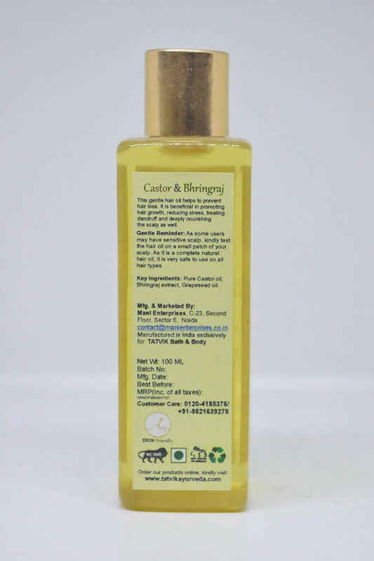 Tatvik Ayurveda Hair Oil - Castor & Bhringraj