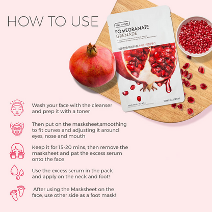 The Face Shop Real Nature Pomegranate Face Mask