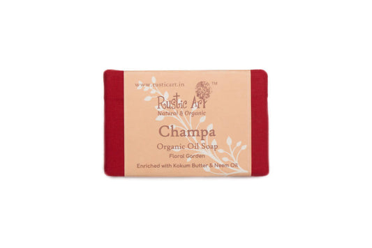 Rustic Art Champa Organic Oil Soap