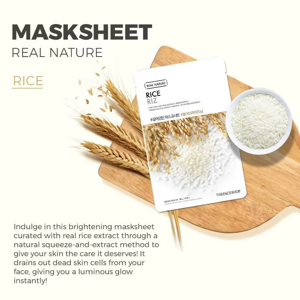 The Face Shop Real Nature Rice Face Mask