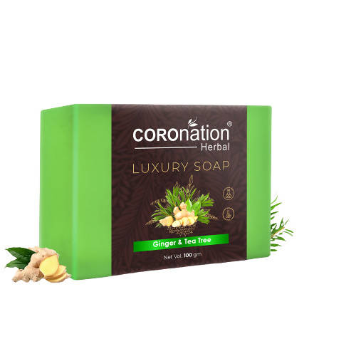 Coronation Herbal Ginger & Tea Tree Luxury Soap - usa canada australia
