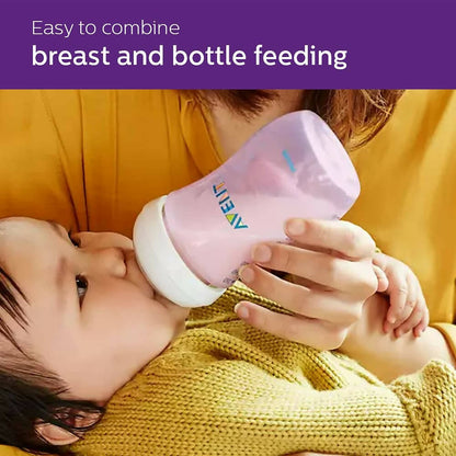 Philips Avent Natural 2. 0 Pink Feeding Bottle