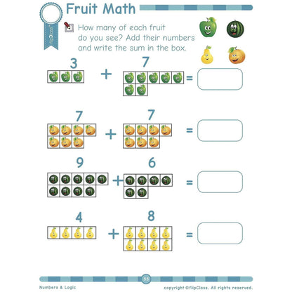 Numbers & Logic: KG Workbook (Little Genius Series) to Pre-Primary Child (4-6 yrs)(English)