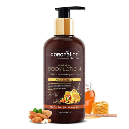 Coronation Herbal Almond & Honey Moisturising Body Lotion - usa canada australia