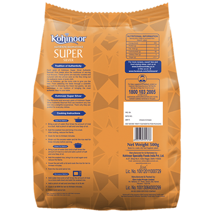 Kohinoor Super Silver Basmati Rice