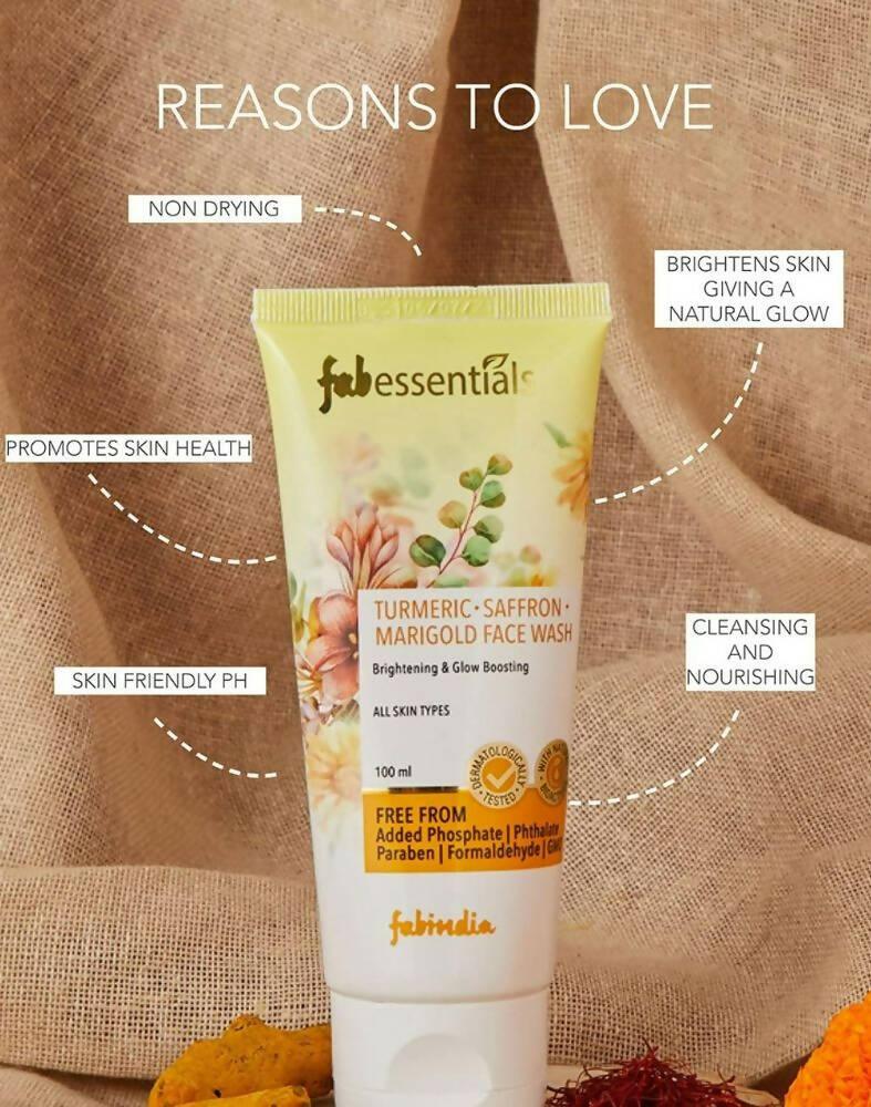 Fabessentials Turmeric Saffron Marigold Face Wash