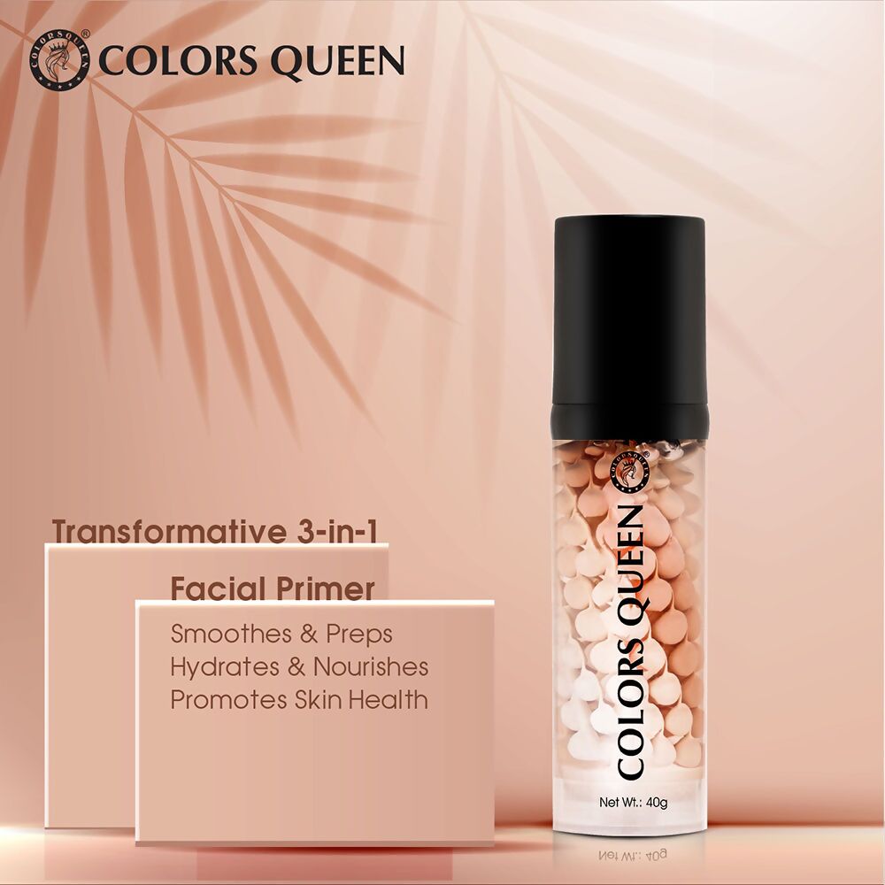 Colors Queen 3 in 1 Facial Primer - 01 Peach