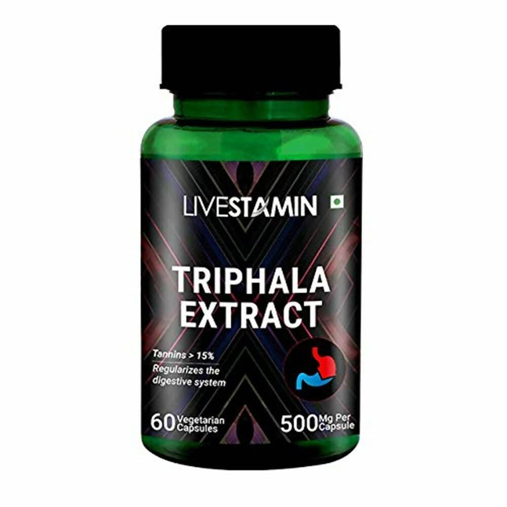 Livestamin Triphala Extract Capsules -  usa australia canada 