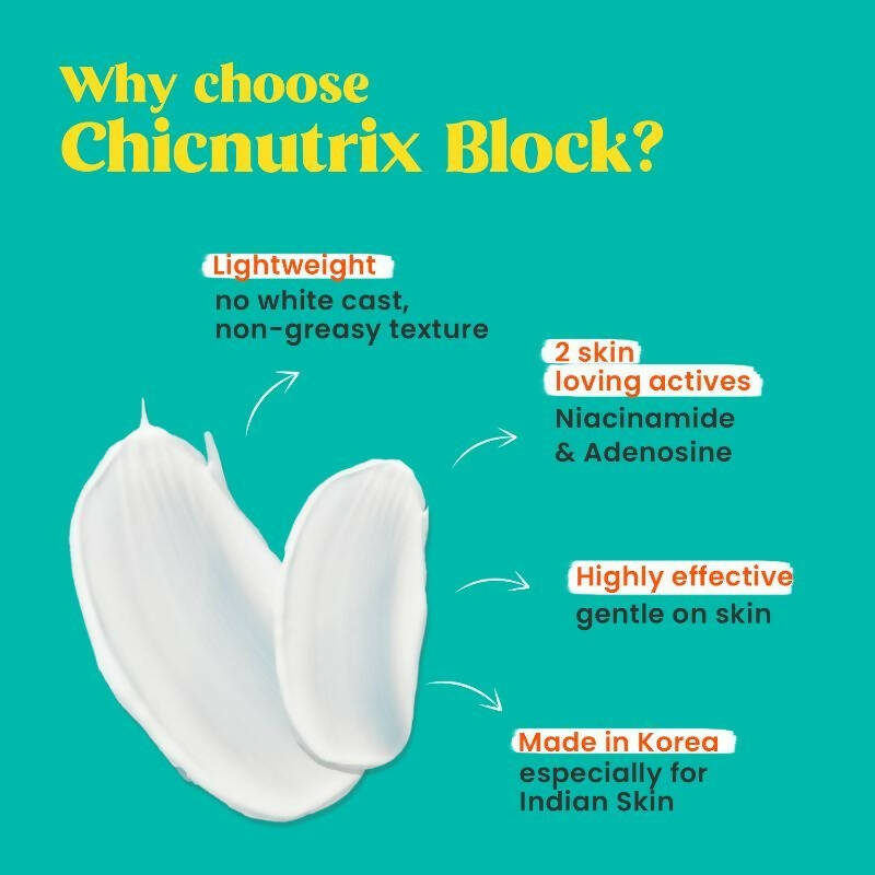 Chicnutrix Block Lightweight Sunscreen SPF 45 PA+++