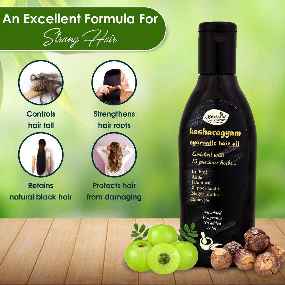 Krishna's Herbal & Ayurveda Kesharogyam Hair Oil