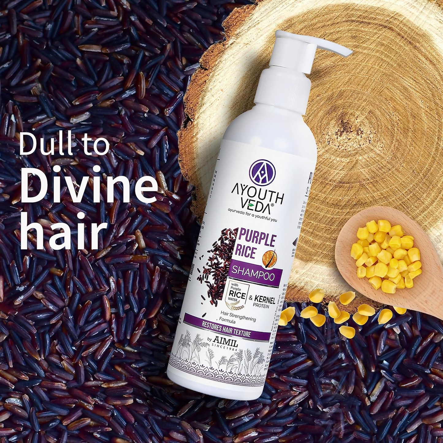 Ayouthveda Purple Rice Shampoo