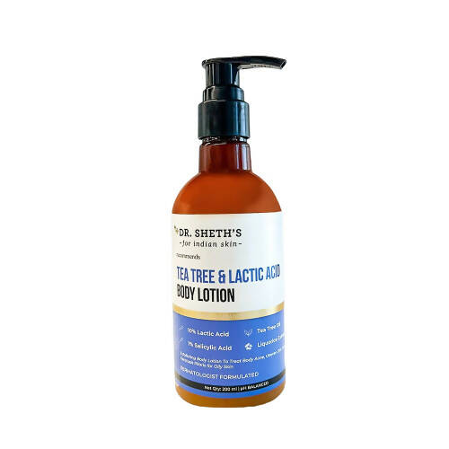 Dr. Sheth's Tea Tree & Lactic Acid Body Lotion - BUDNE