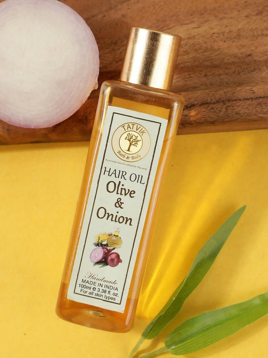 Tatvik Ayurveda Hair Oil - Olive & Onion