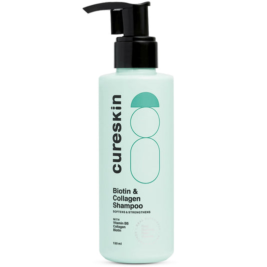 Cureskin Biotin & Collagen Vitamin B5 Glycolipids Shampoo: Strengthen Hair, Reduce Hairfall & Repair Damage