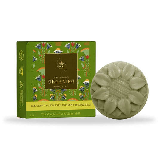 Organiko Rejuvenating Tea Tree and Mint Toning Soap - BUDEN