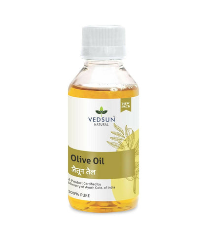 Vedsun Naturals Olive Oil Pure and Organic Massage Oil for Skin & Hair