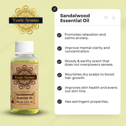 Exotic Aromas Sandalwood Essential Oil