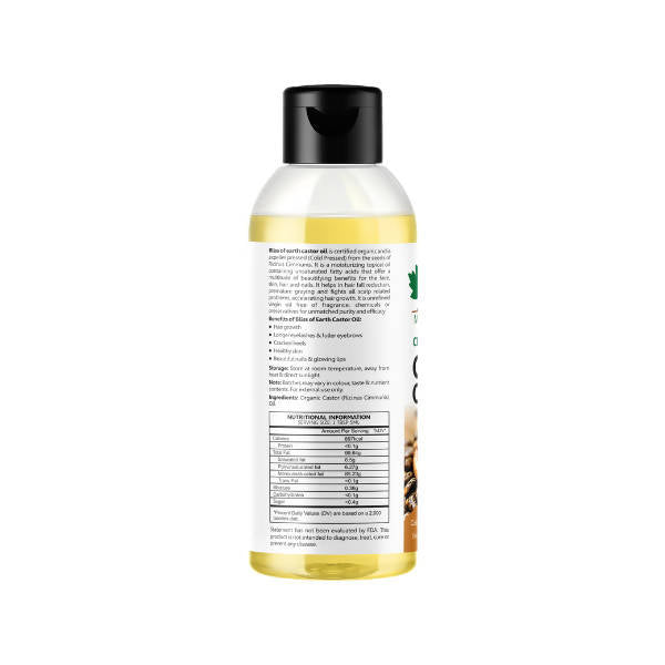 Bliss of Earth Certified Organic Castor Oil