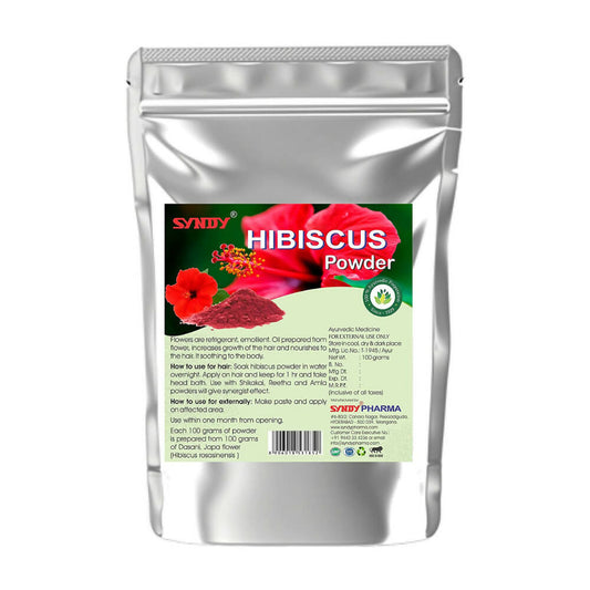 Syndy Pharma Hibiscus Powder for Hair - Distacart