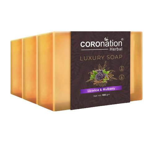 Coronation Herbal Licorice & Mulberry Luxury Soap - usa canada australia