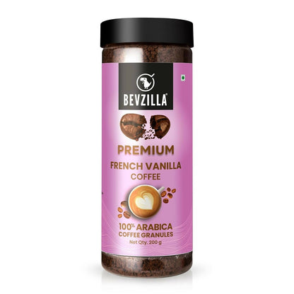 Bevzilla Premium French Vanilla Coffee Powder 100% Arabica -  buy in usa 