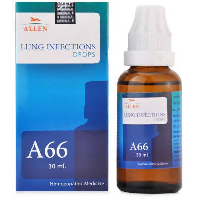 Allen Homeopathy A66 Lung Infections Drops -  usa australia canada 