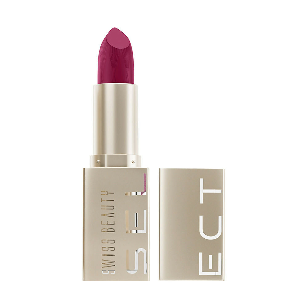 Swiss Beauty Select Creme Touch Hydrating Lipstick - 10 Pleasing Plum