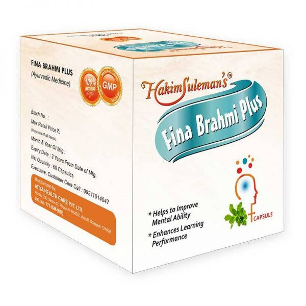 Hakim Suleman's Fina Brahmi Plus Capsules