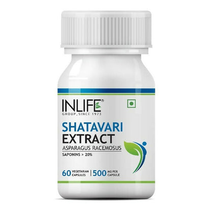 Inlife Shatavari Extract 500MG Capsules