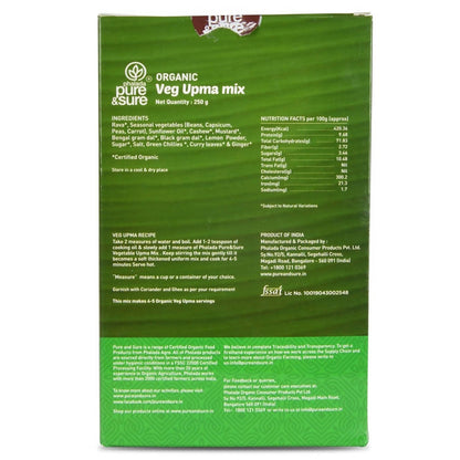 Pure & Sure Organic Veg Upma Mix