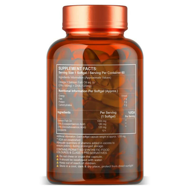 Nutrafirst Salmon Fish Oil Capsules