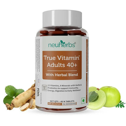 Neuherbs True Vitamin Adult 40+ Tablets - BUDEN